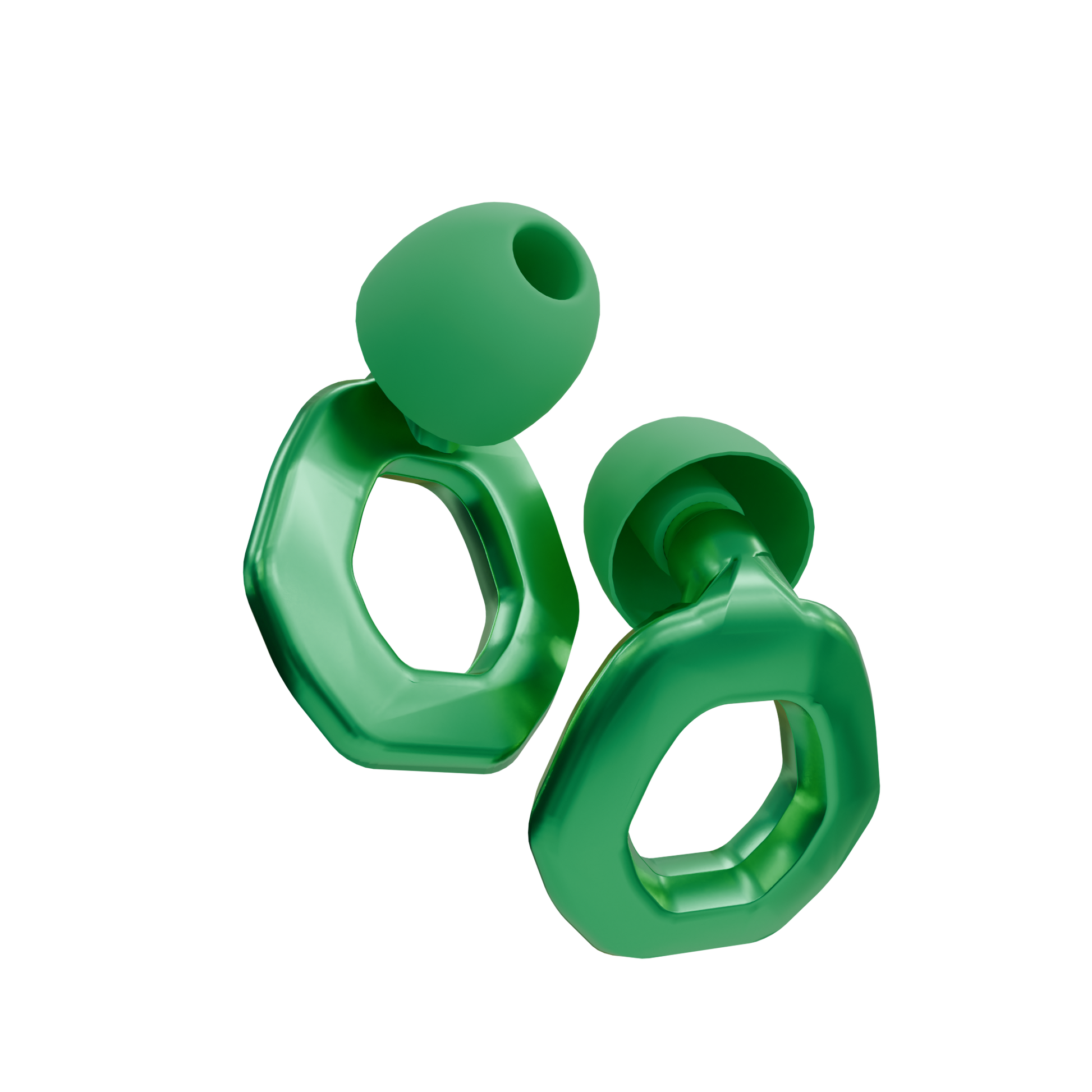 Wave ISF Festival Edition green earplugs close up - safe hearing protection earplugs for live concerts India