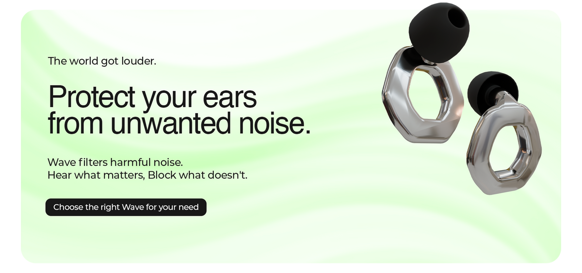 Wave Blockers Wave Earplugs | Best High-Fidelity Earplugs for Any Event