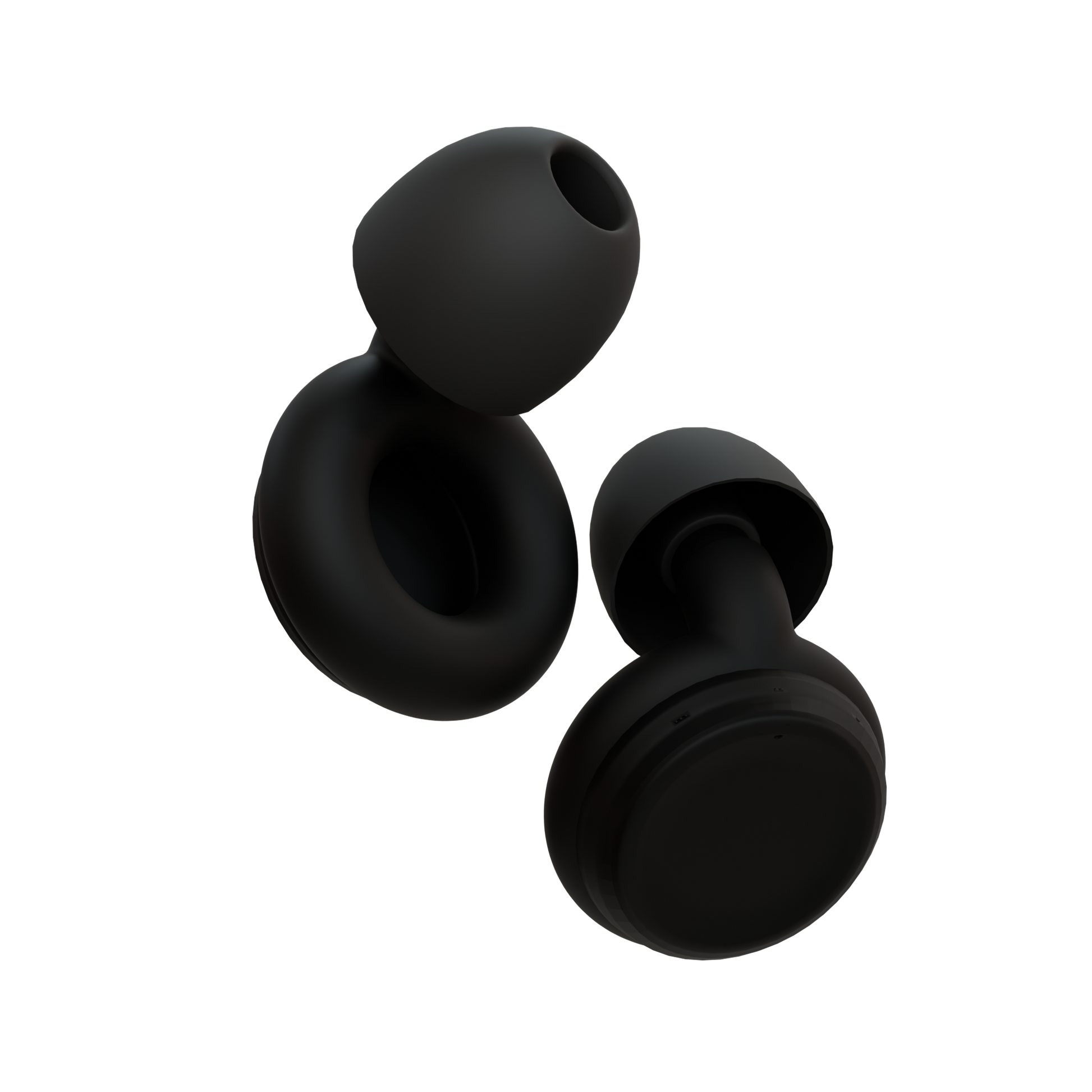 Wave Pro black earplugs close up - noise filtering earplugs for live music concerts and travel India