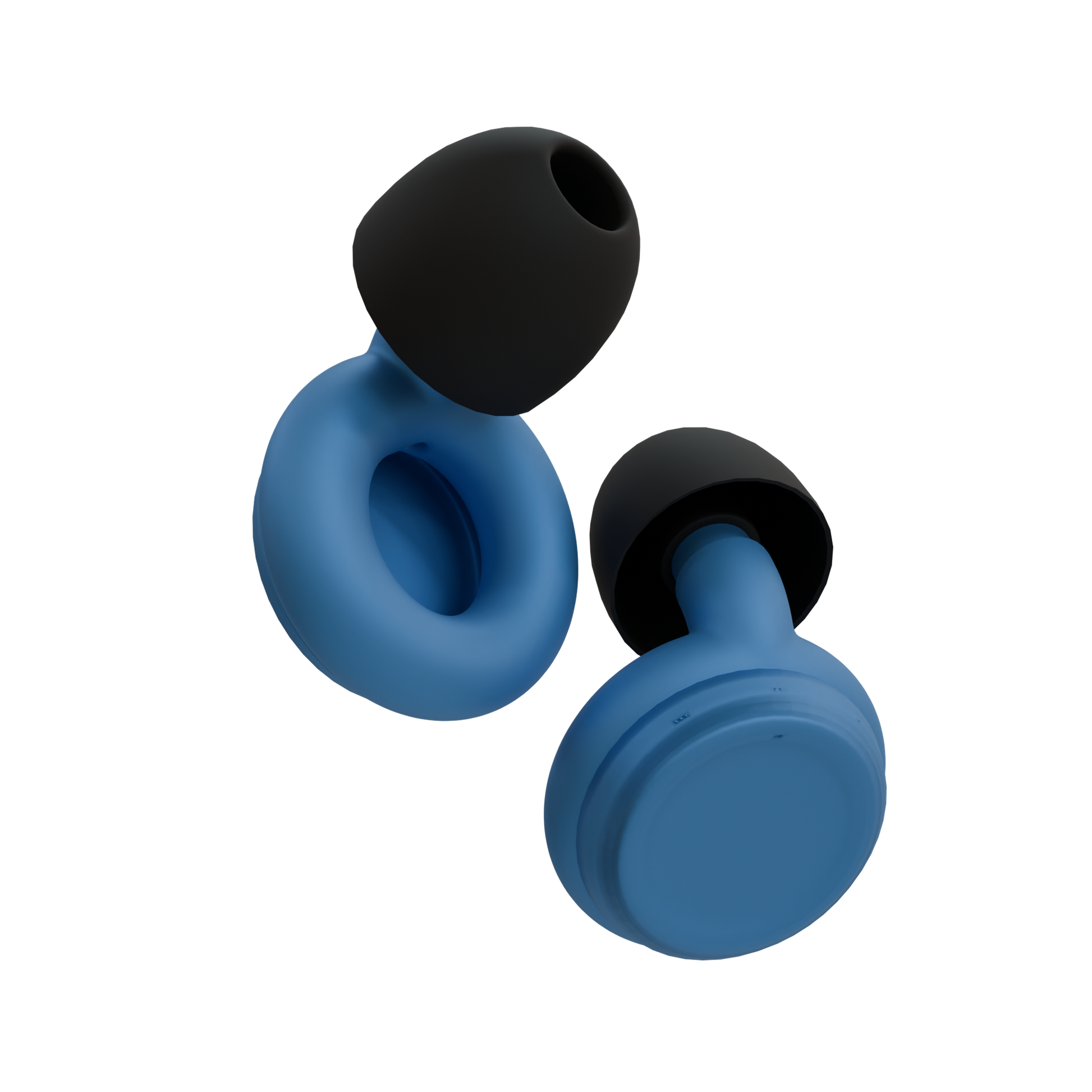 Wave Pro blue earplugs with case - best noise filtering earplugs for concerts and deep focus work India